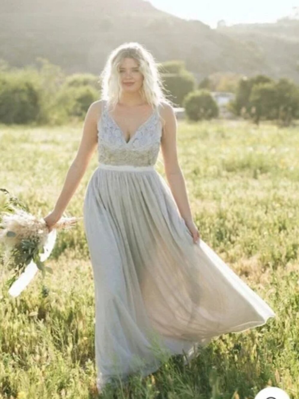 Morning Lavender Audrey Tulle Dress, size L